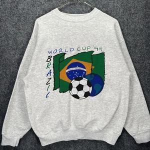 World Cup 1994 Brazil Soccer Futbol Shirt Retro Tee Sweatshirt